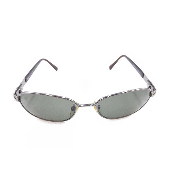 Persol 2079-S 513/48 Gunmetal Silver Brown Sunglasses Gray Lens 54-18 135 Italy - Picture 2 of 12